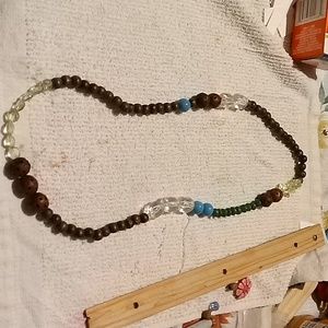 Color beads necklace women